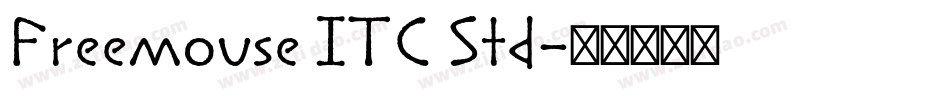 Freemouse ITC Std字体转换